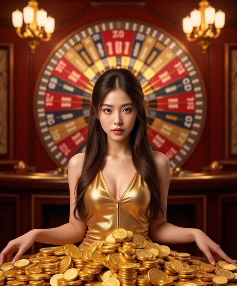 Live blackjack dealer table with player interface